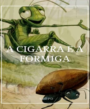 Capa de A Cigarra e a Formiga