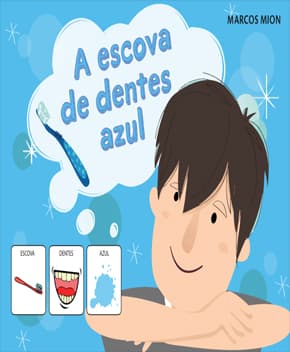 Capa de A Escova de Dentes Azul
