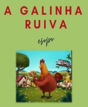 Capa de A Galinha Ruiva