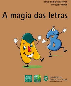 Capa de A Magia das Letras