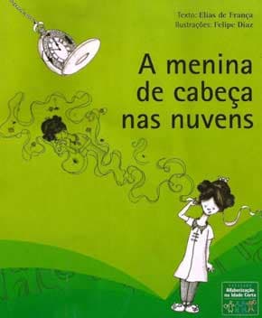 Capa de A Menina de Cabeça