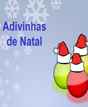 Capa de Adivinhas de Natal
