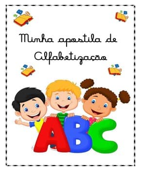 Capa de Apostila Alfabetização