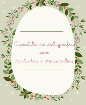 Capa de Caligrafia Versículos