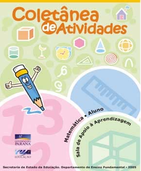 Capa de Atividades de Matemática