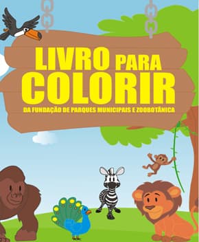 Capa de Animais para Colorir
