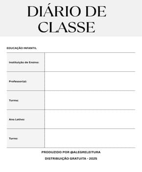 Capa de Diário de Classe