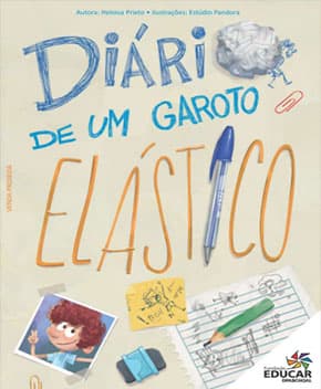 Capa de Diário Garoto Elástico