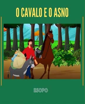 Capa de O Cavalo e o Asno