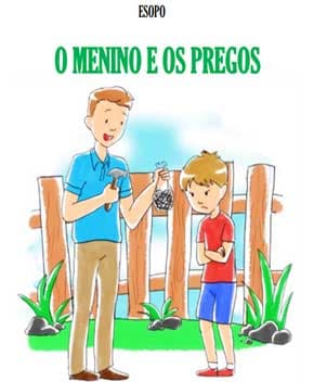 Capa de O Menino e os Pregos