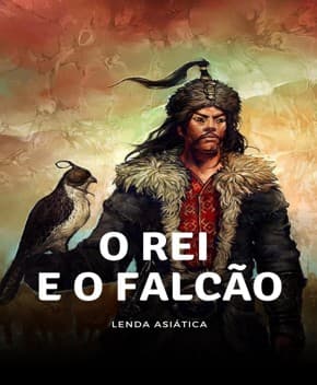 Capa de O Rei e o Falcão