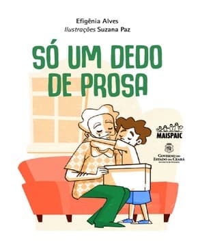 Capa de Só um Dedo de Prosa