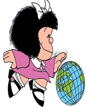 Capa de Tirinhas da Mafalda