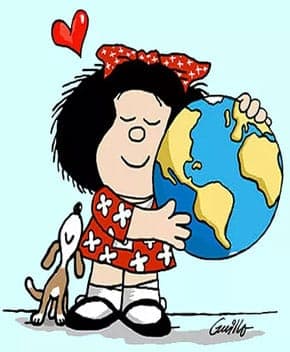 Capa de Tirinhas da Mafalda