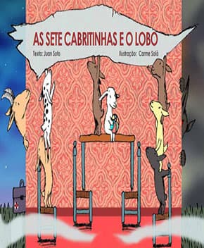 Capa de As Cabritinhas e o Lobo