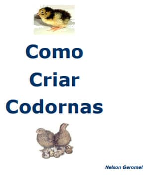 Capa de Como Criar Codornas