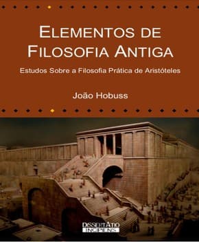 Capa de Elementos de Filosofia Antiga