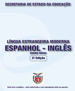 Capa de Espanhol/Inglês